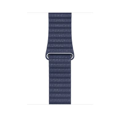Шкіряний Ремінець Leather Loop Band для Apple Watch 42/44/45/49 mm Midnight blue купити