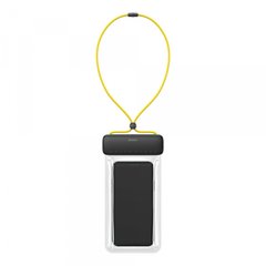 Чехол водонепроницаемый Baseus Let's go Slip Cover для мобильного телефона до 7.2" Gray-Yellow (ACFSD-DGY)