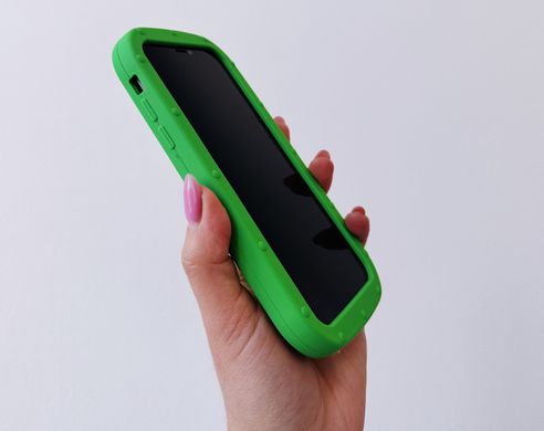 Чохол Silicone Dinosaur Case для iPhone 15 PRO Green