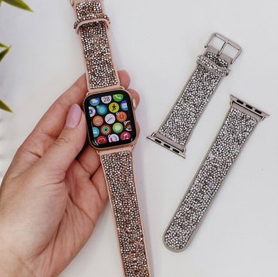 Ремінець Diamonds для Apple Watch 38/40/41 mm Фіолетовий купити