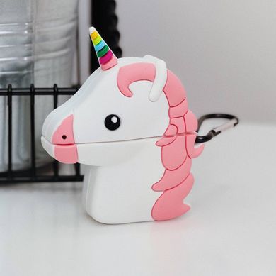 Чохол 3D для AirPods 1 | 2 Pink Unicorn купити