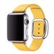 Ремінець Modern Buckle Leather для Apple Watch 38/40/41 mm Yellow/Silver