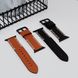 Ремінець Leather Straps для Apple Watch 38 | 40 | 41 mm Black