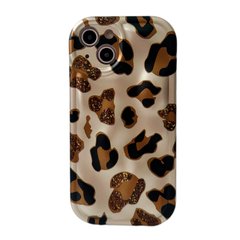 Чохол Candy Leopard Case для iPhone 14 Big Brown