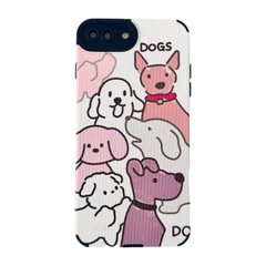 Чехол Ribbed Case для iPhone 7 Plus | 8 Plus Dogs купить