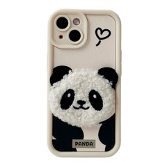Чохол Panda Case для iPhone 15 Plus Love Biege