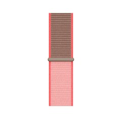Ремінець Nylon Loop з липучкою для Apple Watch 42/44/45/49 mm Neon Pink купити