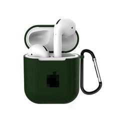 Чохол (яблуко) для AirPods PRO 2 Forest Green