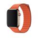 Шкіряний Ремінець Leather Loop Band для Apple Watch 38/40/41 mm Orange