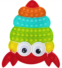 Pop-It іграшка BIG Сrayfish (Рак) 31/26см Orange/Red купити