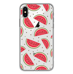 Чохол прозорий Print SUMMER для iPhone X | XS Watermelon купити