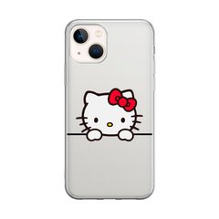 Чохол прозорий Print для iPhone 15 Plus Hello Kitty Looks