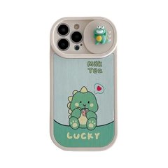 Чехол Dino + Camera Case для iPhone 12 Milk Tea купить