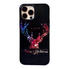 Чехол Silicone New Year для iPhone 15 Merry Christmas Deer