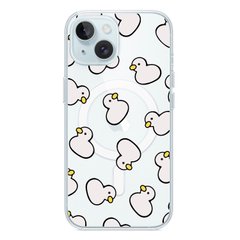 Чохол прозорий Print Duck with MagSafe для iPhone 14 Plus White