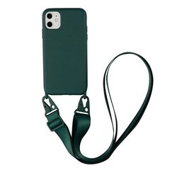 Чехол STRAP COLOR Case для iPhone 12 MINI Forest Green купить