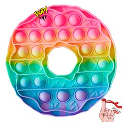 Pop-It іграшка Donut (Пончик) Pink/Yellow/Purple купити
