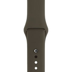 Ремінець Silicone Sport Band для Apple Watch 42mm | 44mm | 45mm | 49mm Dark Olive розмір S купити