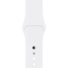 Ремінець Silicone Sport Band для Apple Watch 42mm | 44mm | 45mm | 49mm White розмір S купити