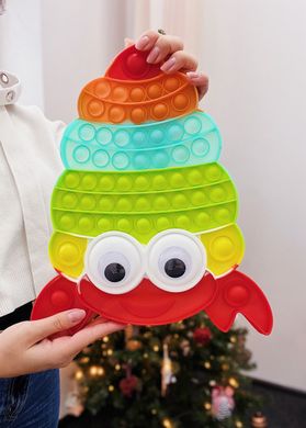 Pop-It игрушка BIG Сrayfish (Рак) 31/26см Orange/Red купить