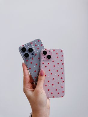 Чохол прозорий Print Love Kiss для iPhone 12 | 12 PRO Heart Pink - ash-mobile.com.ua - фото 4