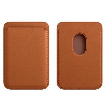 Leather Wallet with Double Magnetic Brown - ash-mobile.com.ua - фото 1