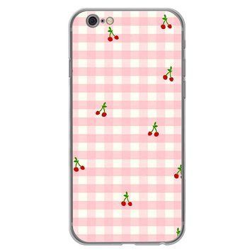Чохол прозорий Print Cherry Land для iPhone 6 Plus | 6s Plus Cherry Pink - ash-mobile.com.ua - фото 1