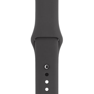 Ремінець Silicone Sport Band для Apple Watch 38mm | 40mm | 41mm Charcoal Grey розмір L - ash-mobile.com.ua - фото 1