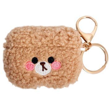 Чехол Cute bear для AirPods PRO 2 Brown - ash-mobile.com.ua - фото 1