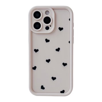 Чохол Wilkins Case для iPhone 16 PRO Tiny Hearts Biege - ash-mobile.com.ua - фото 1