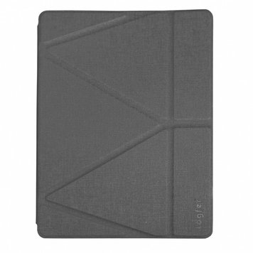 Чохол Logfer Origami+Stylus для iPad 10.2 Grey - ash-mobile.com.ua - фото 1