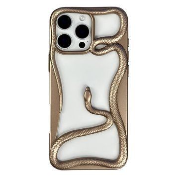 Чохол 3D Snake для iPhone 14 PRO Bronze - ash-mobile.com.ua - фото 1
