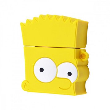 Чохол 3D для AirPods 1 | 2 Bart Simpson - ash-mobile.com.ua - фото 1