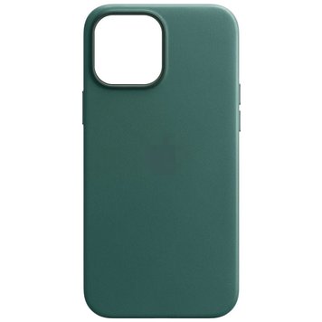 Чохол ECO Leather Case with MagSafe для iPhone 13 PRO MAX Pine Green - ash-mobile.com.ua - фото 1