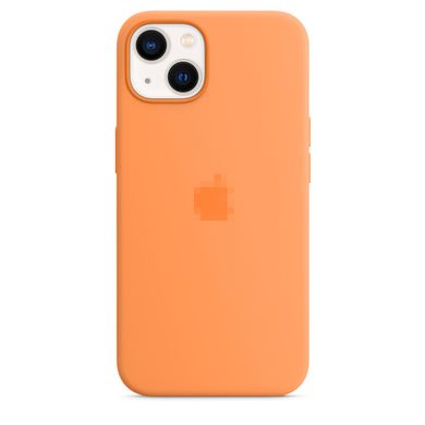Чохол Silicone Case Full OEM+MagSafe для iPhone 13 Marigold
