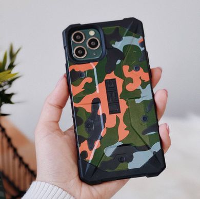 Чохол UAG Pathfinder Сamouflage для iPhone XS MAX Green/Orange купити