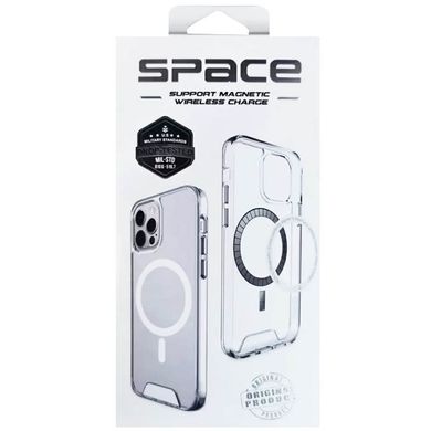 Чохол прозорий Space Case with MagSafe для iPhone 15 PRO MAX
