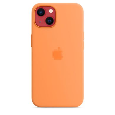 Чохол Silicone Case Full OEM+MagSafe для iPhone 13 Marigold