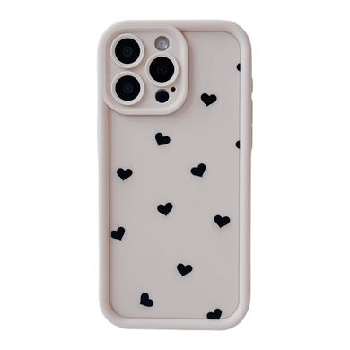 Чохол Wilkins Case для iPhone 16 PRO Tiny Hearts Biege - ash-mobile.com.ua - фото 1