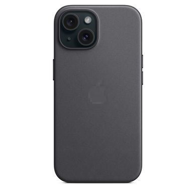 Чохол FineWoven Case with MagSafe для iPhone 15 Black - ash-mobile.com.ua - фото 5