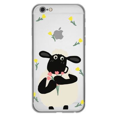 Чехол прозрачный Print Happy Nice для iPhone 6 | 6s Sheep - ash-mobile.com.ua - фото 1