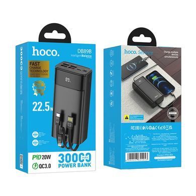 Портативна Батарея Hoco DB89B 22.5W 30000mAh Black - ash-mobile.com.ua - фото 4