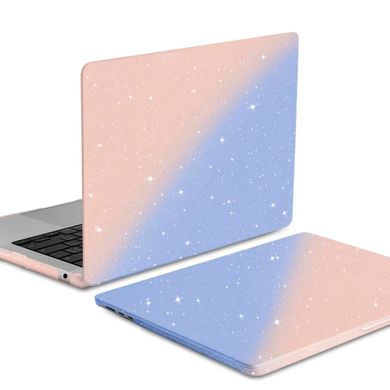Накладка Glitter для MacBook New Air 13.3" (2018-2019) Lilac/Pink Sand купити