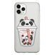 Чохол прозорий Print SUMMER для iPhone 12 | 12 PRO Panda Сocktail - ash-mobile.com.ua - фото 1