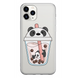 Чохол прозорий Print SUMMER для iPhone 12 | 12 PRO Panda Сocktail купити