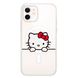 Чохол прозорий Print Hello Kitty with MagSafe для iPhone 12 | 12 PRO Looks купити