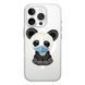 Чехол прозрачный Print Animals with MagSafe для iPhone 17 PRO MAX Panda