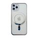 Чехол Glossy Case with Magsafe для iPhone 11 PRO Silver купить