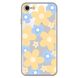 Чехол прозрачный Print Flower Color для iPhone 7 | 8 | SE 2 | SE 3 Yellow