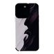 Чехол Ribbed Case для iPhone 14 PRO Marble Black/White